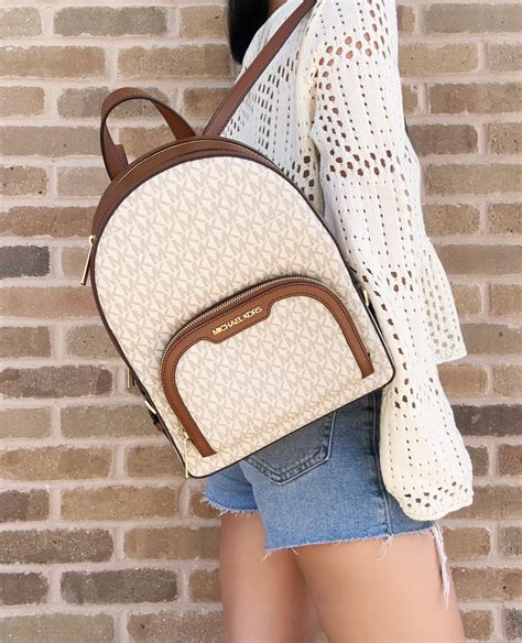 michael kors kimberly vanilla|vanilla Michael Kors backpack.